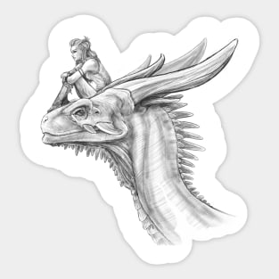 My Dragon Friend Sticker